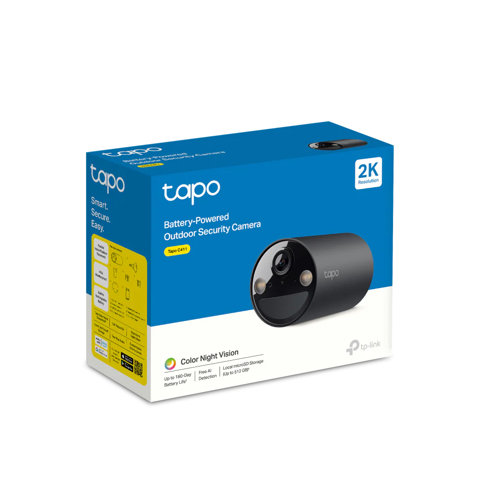 Tapo C411 Series | Battery-Powered Outdoor Security Camera, 2K 3MP, Colour Night Vision - Image 11