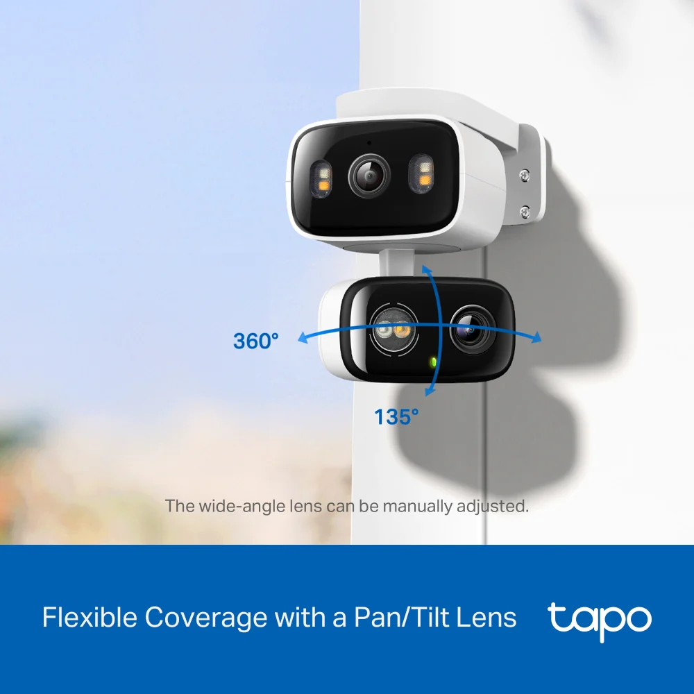 Tapo C246D | Dual-Lens Pan/Tilt Security Camera, Dual 2K 3MP, AI Detection - Image 12
