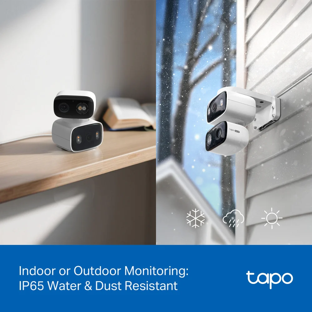Tapo C246D | Dual-Lens Pan/Tilt Security Camera, Dual 2K 3MP, AI Detection - Image 7