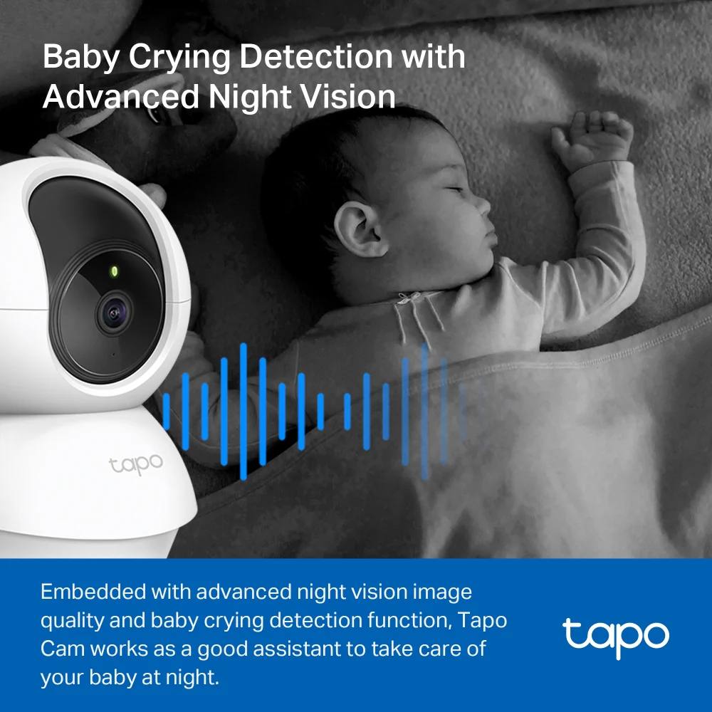 Tapo C210 | Pan/Tilt Home Security Wi-Fi Camera, 2K 3MP, Night Vision - Image 5