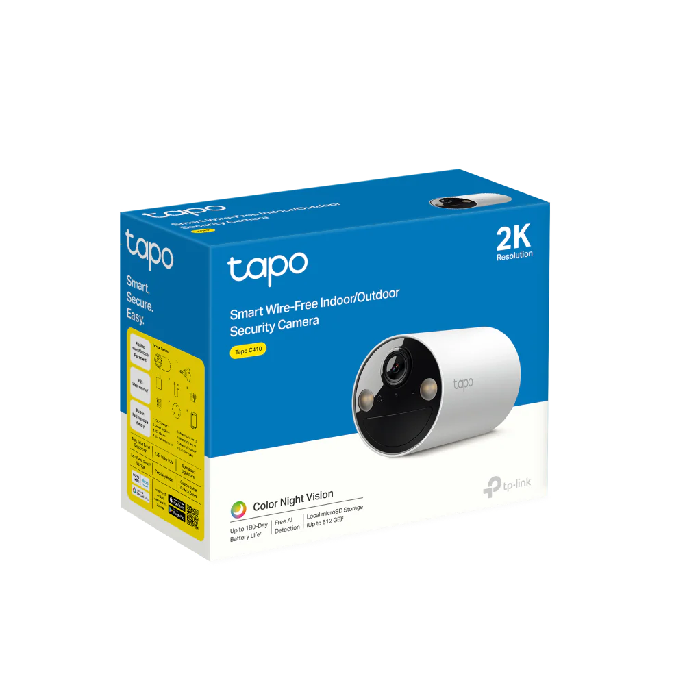Tapo C410(2-Pack) | Battery-Powered Outdoor Security Camera, 2K 3MP, Colour Night Vision - Image 11
