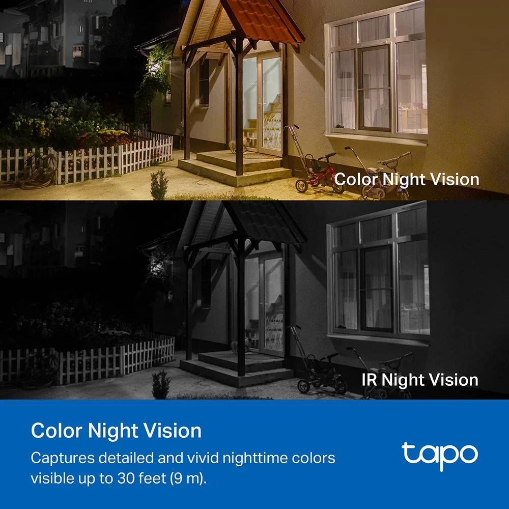 Tapo C410(2-Pack) | Battery-Powered Outdoor Security Camera, 2K 3MP, Colour Night Vision - Image 4