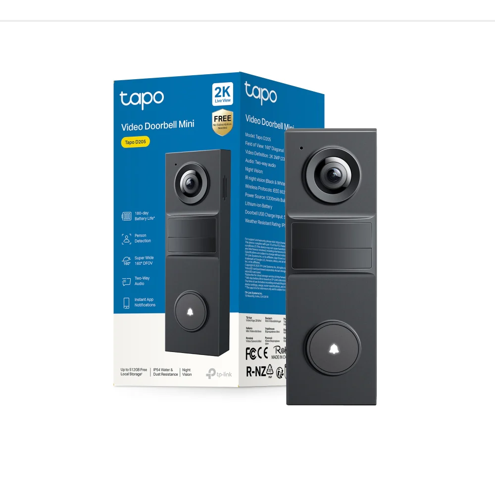 Tapo D205 | Smart Video Doorbell Mini, 2K, AI Detection - Image 12