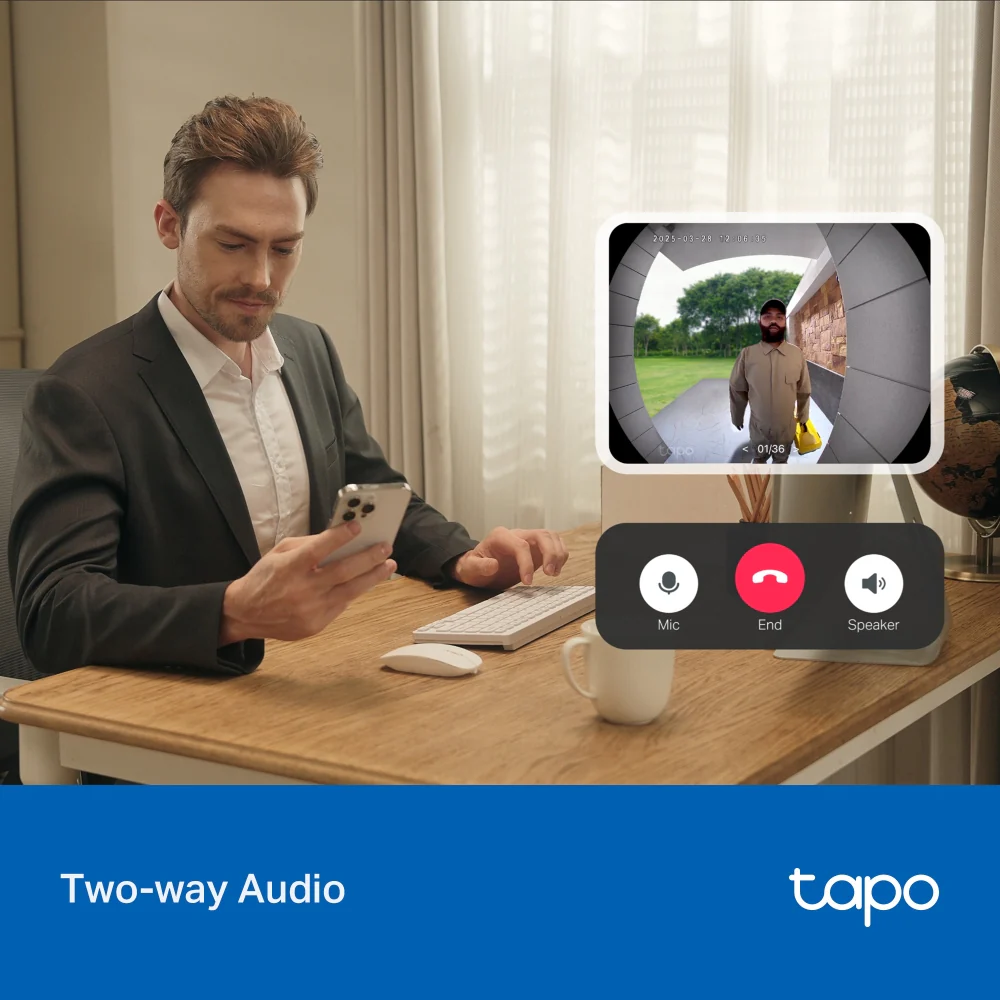 Tapo D205 | Smart Video Doorbell Mini, 2K, AI Detection - Image 7