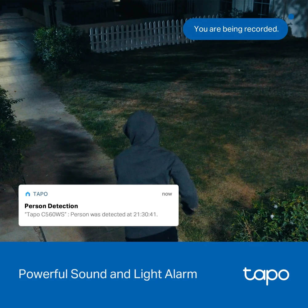 Tapo C560WS | Outdoor Pan/Tilt Security Wi-Fi Camera, 4K 8MP, AI Detection - Image 11