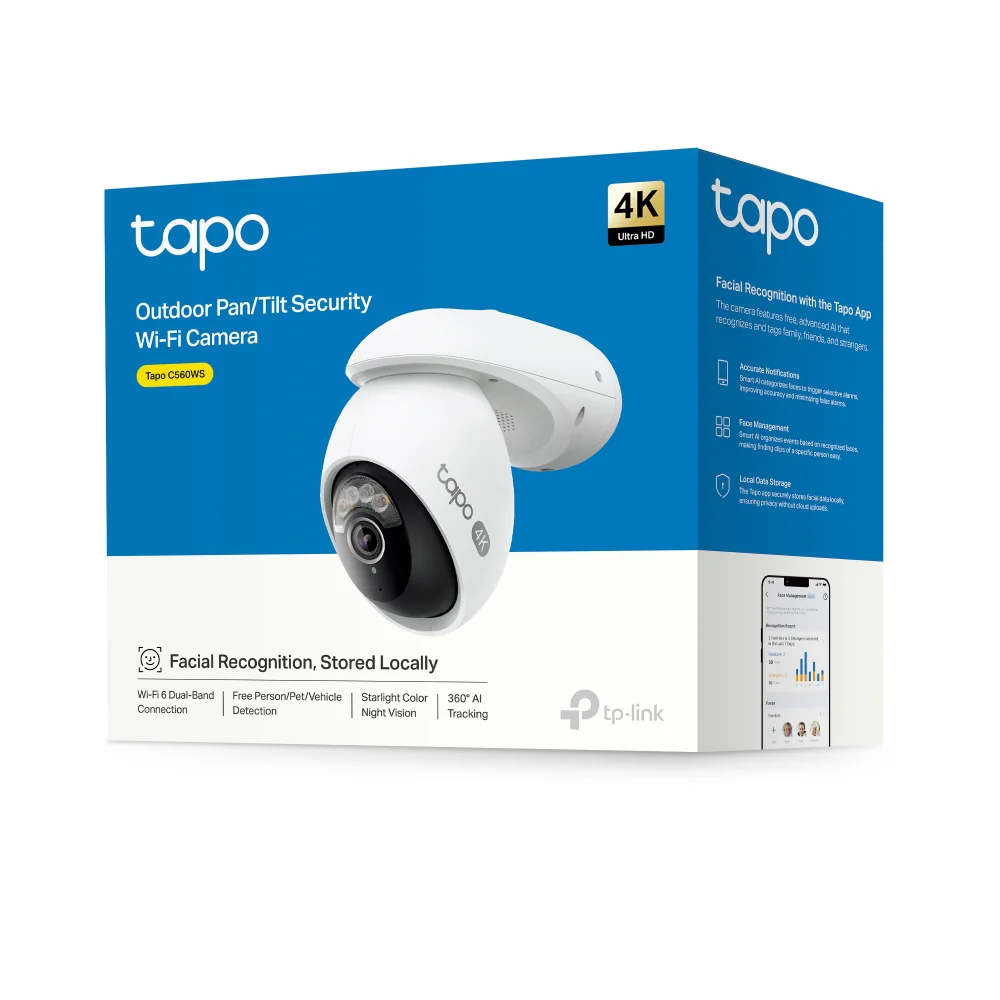 Tapo C560WS | Outdoor Pan/Tilt Security Wi-Fi Camera, 4K 8MP, AI Detection - Image 12