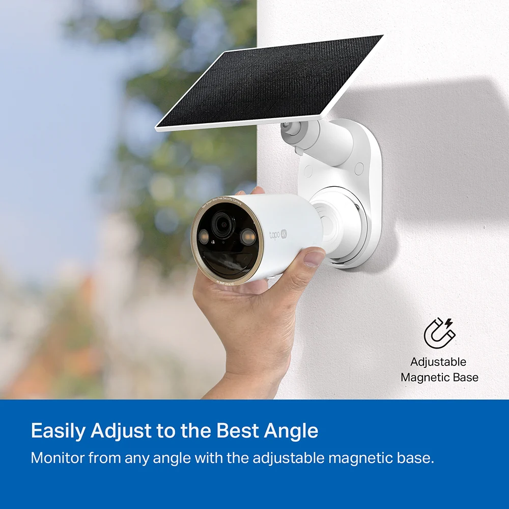 Tapo C460 Series | Solar/Battery Outdoor Camera, 4K 8MP, Free AI Detection, Starlight Colour Night Vision - Image 7