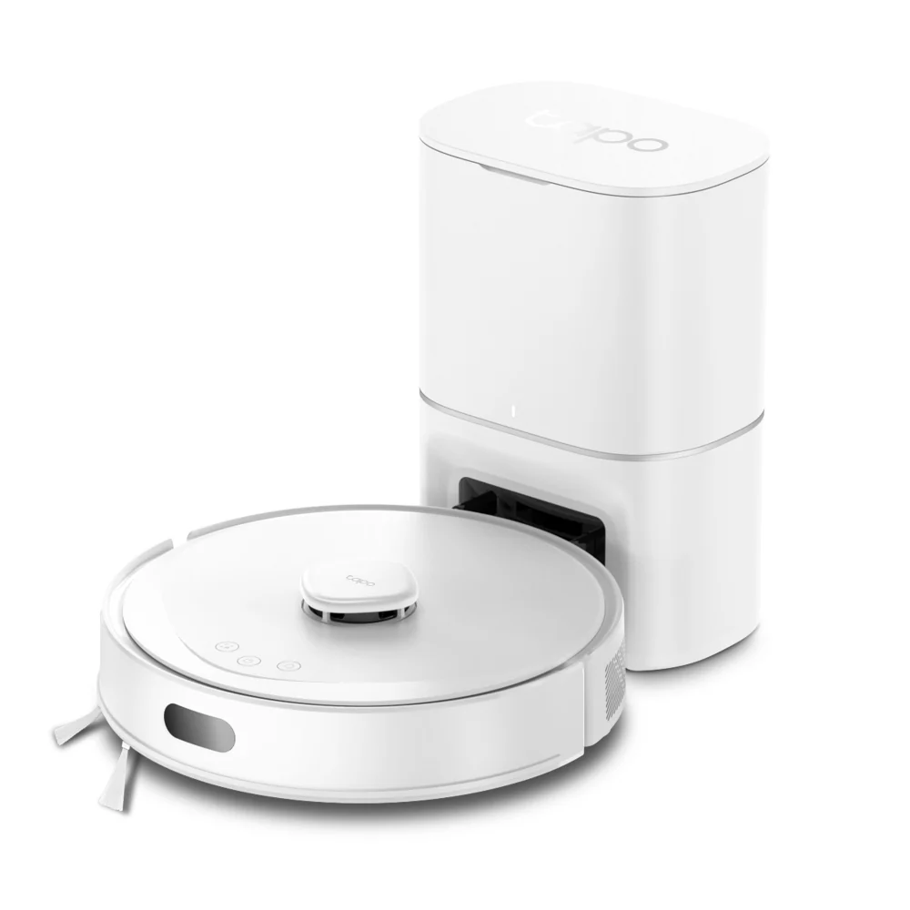 Tapo RV30 Max Plus White | Robot Vacuum & Mop with Auto-Empty Dock, 5300Pa Suction, LiDAR Navigation - Image 3