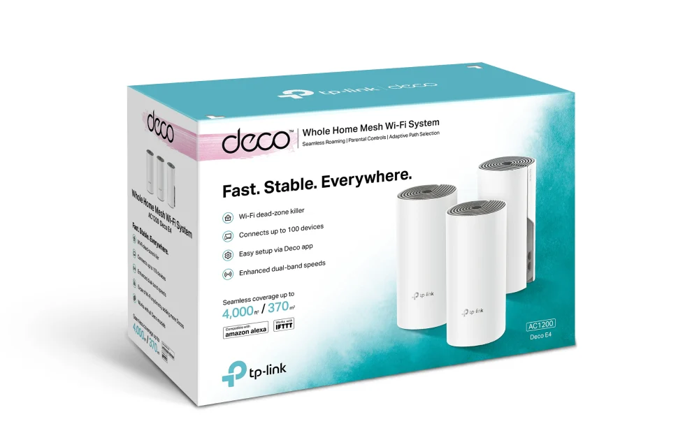 Deco E4(3-pack) | AC1200 Whole Home Mesh Wi-Fi System - Refurbished - Image 5