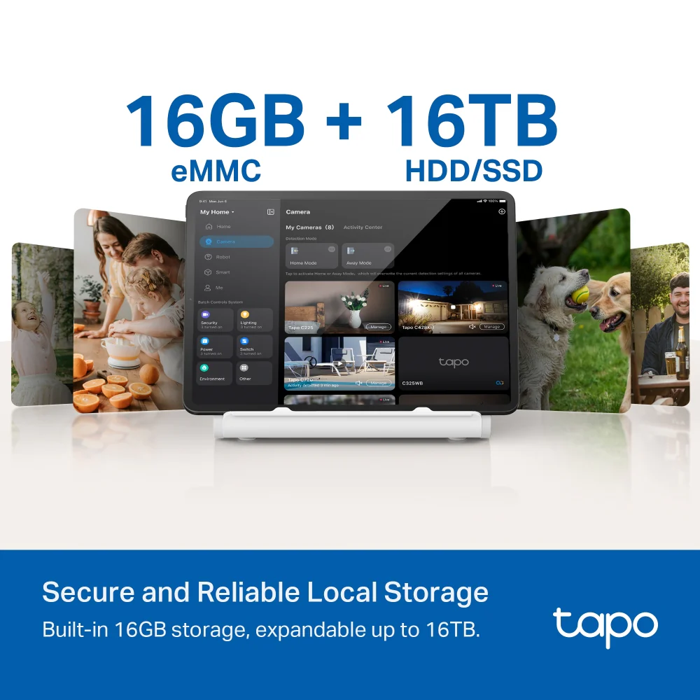 Tapo H500 | Smart Central Hub, Facial Recognition, Local Storage - Image 4