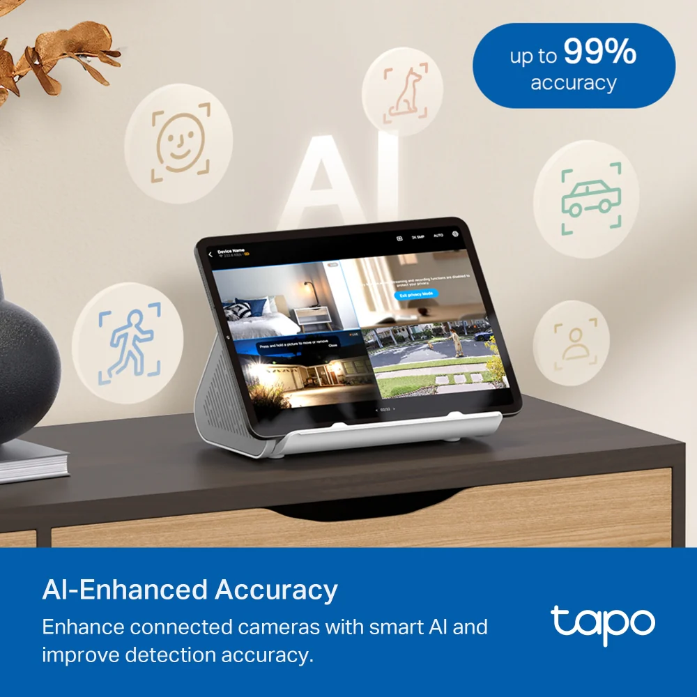 Tapo H500 | Smart Central Hub, Facial Recognition, Local Storage - Image 6