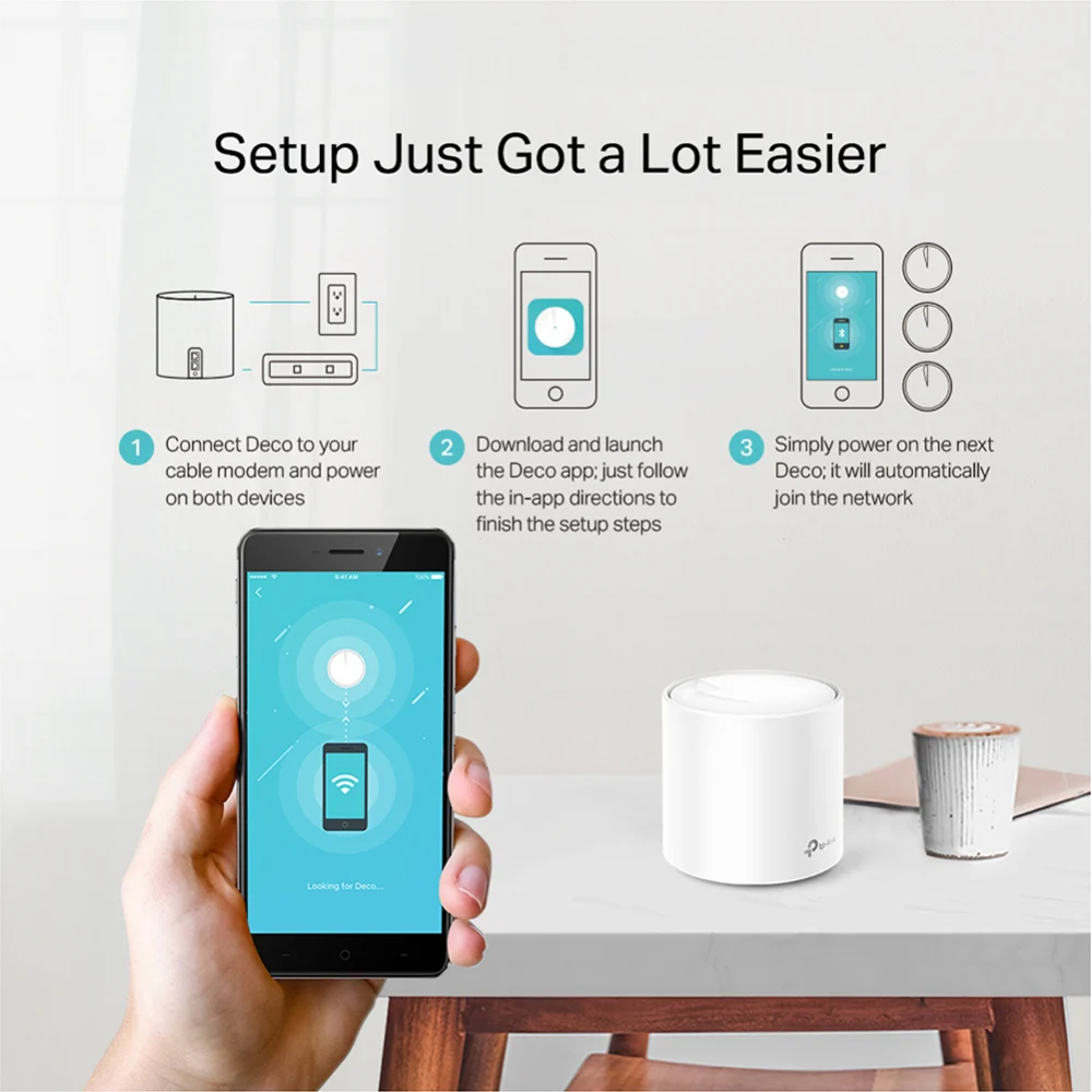 Deco X20(3-pack)-Refurbished | AX1800 Whole Home Mesh Wi-Fi 6 System - Image 5