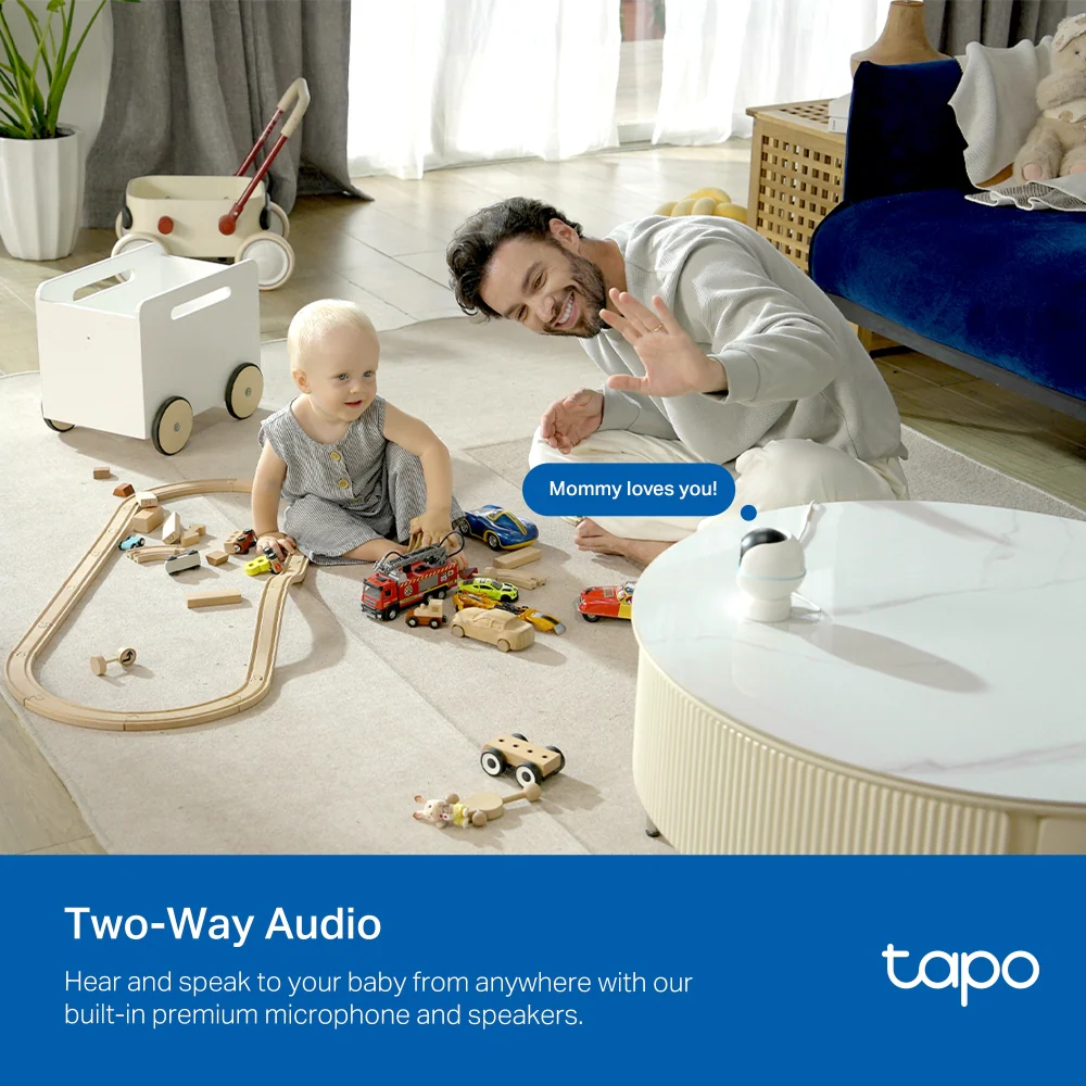 Tapo C840 | Dual-Lens Smart Baby Camera, 2K + 1080P, Baby Cry Detection - Image 10