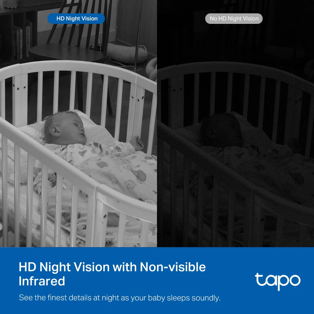 Tapo C840 | Dual-Lens Smart Baby Camera, 2K + 1080P, Baby Cry Detection - Image 11