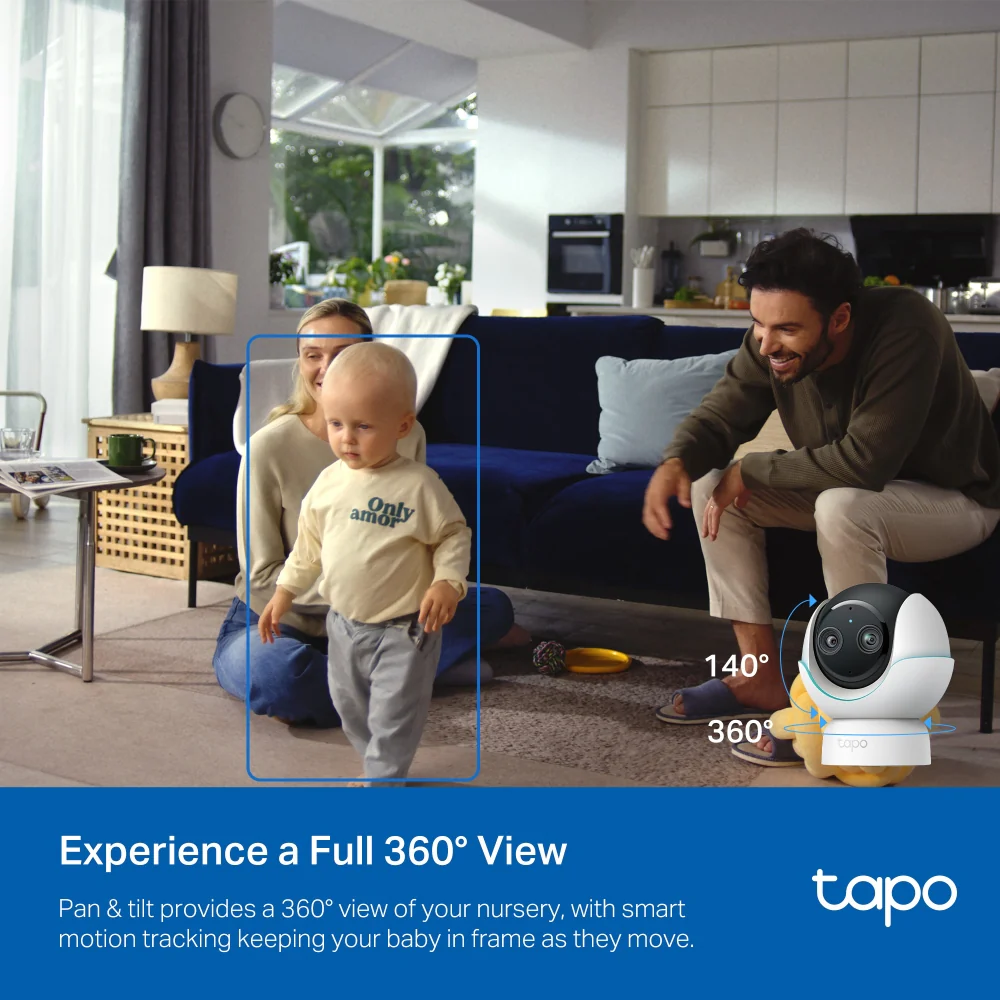 Tapo C840 | Dual-Lens Smart Baby Camera, 2K + 1080P, Baby Cry Detection - Image 12