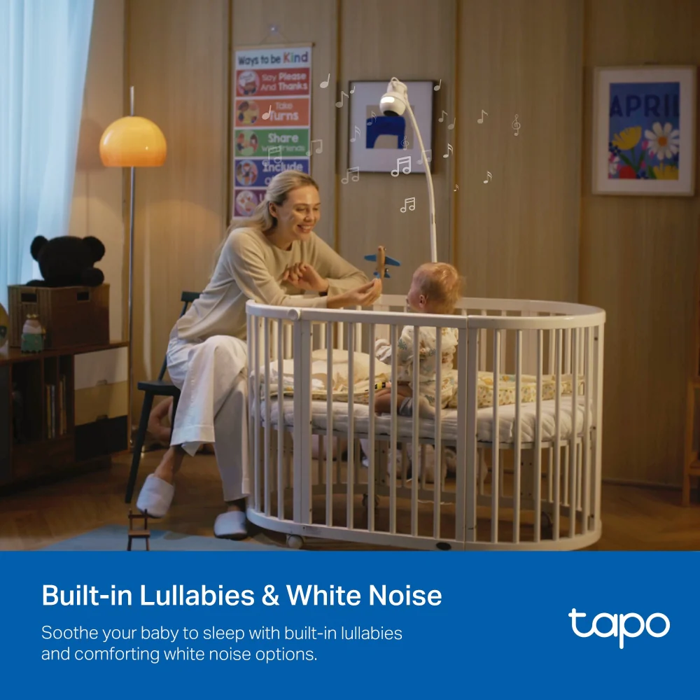 Tapo C840 | Dual-Lens Smart Baby Camera, 2K + 1080P, Baby Cry Detection - Image 14