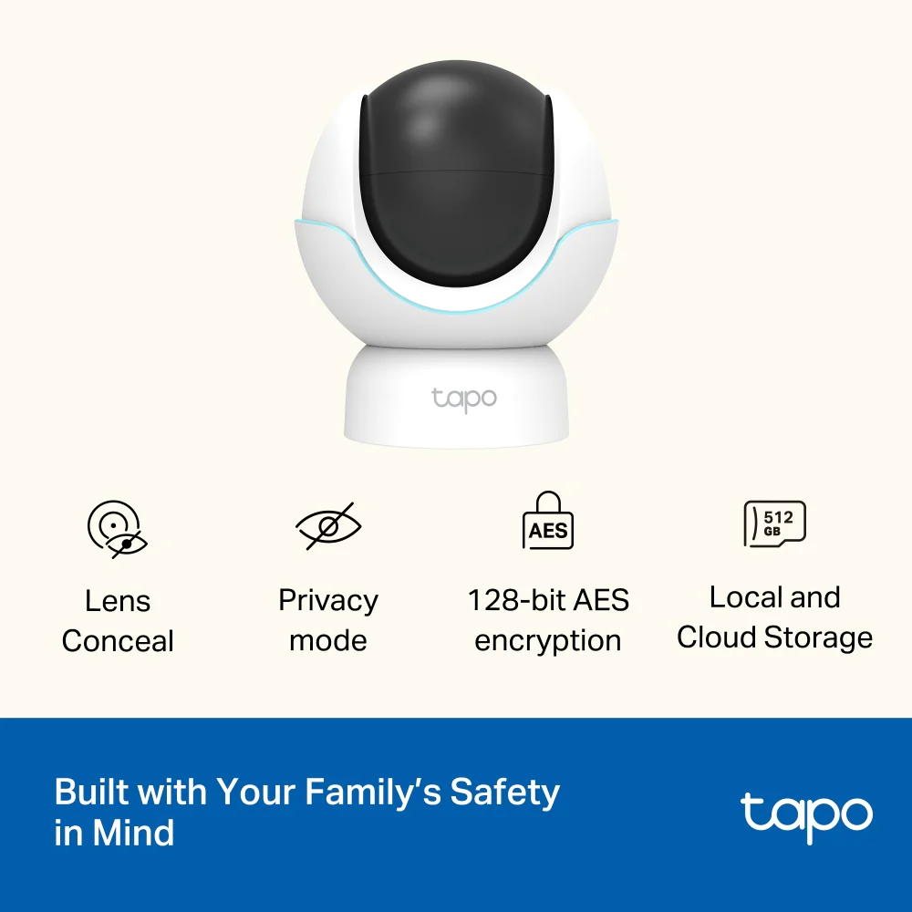 Tapo C840 | Dual-Lens Smart Baby Camera, 2K + 1080P, Baby Cry Detection - Image 5