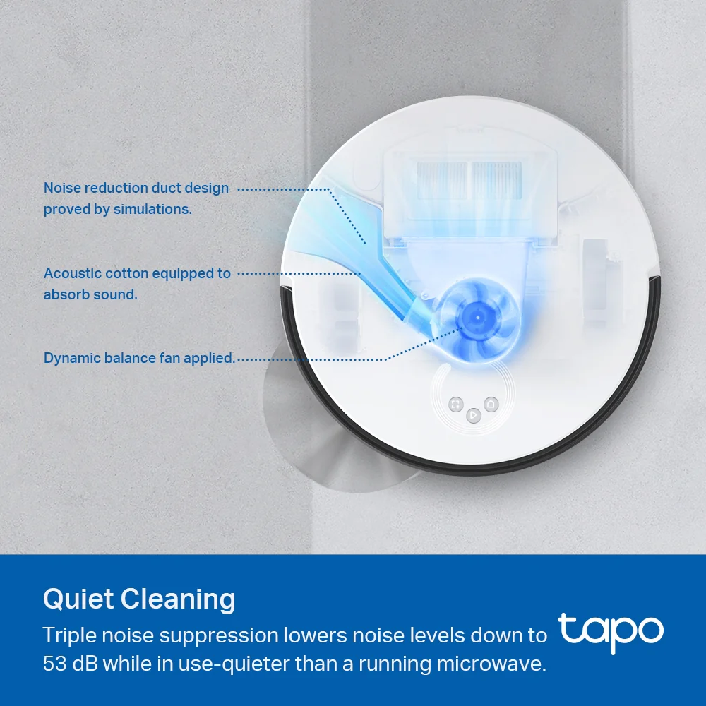 Tapo RV30C Mop | Robot Vacuum & Mop, 4200Pa Suction, LiDAR Navigation - Image 9