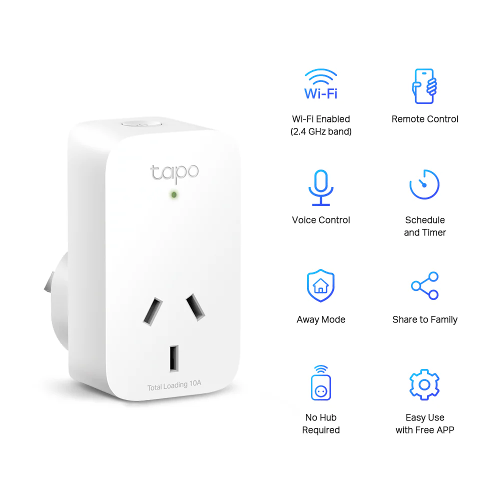 Tapo P100 | Mini Smart Wi-Fi Socket, App & Voice Control - Image 2