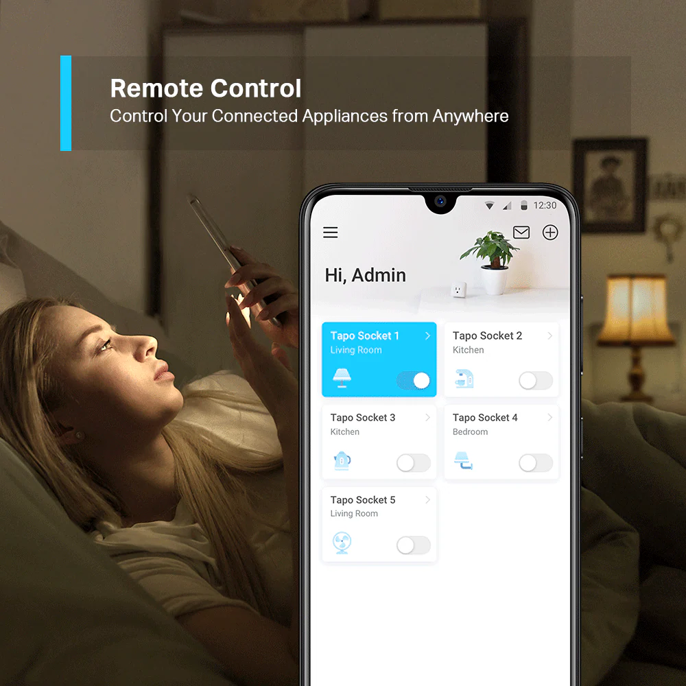 Tapo P100 | Mini Smart Wi-Fi Socket, App & Voice Control - Image 4