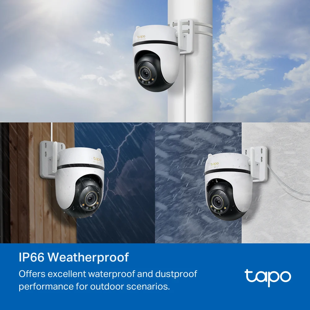 Tapo C530WS | Outdoor Pan/Tilt Wi-Fi Security Camera, 3K, Colour Night Vision - Image 5