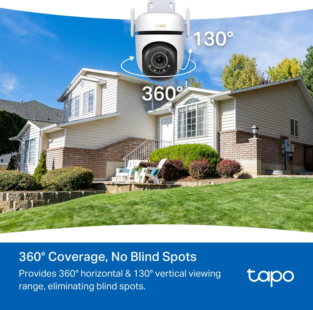 Tapo C530WS | Outdoor Pan/Tilt Wi-Fi Security Camera, 3K, Colour Night Vision - Image 7