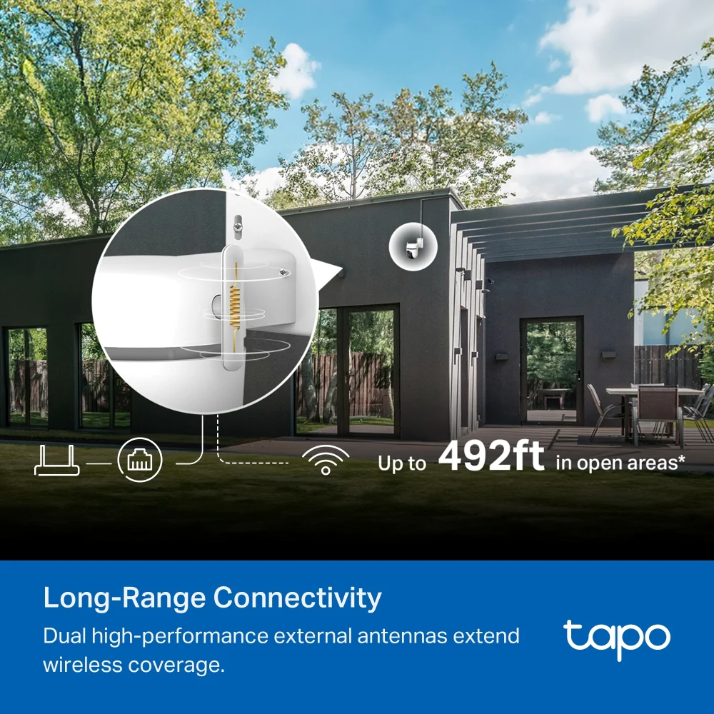 TC43 | Outdoor Pan/Tilt Security Wi-Fi Camera, 3K 5MP, Colour Night Vision - Image 9