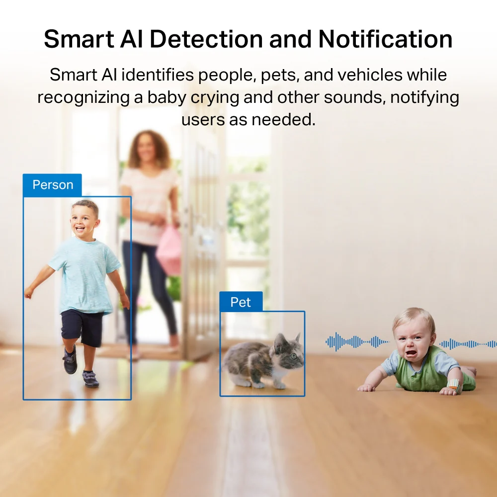 Tapo C225 | Pan/Tilt AI Home Security Wi-Fi Camera, 2K QHD, Smart Tracking - Image 7