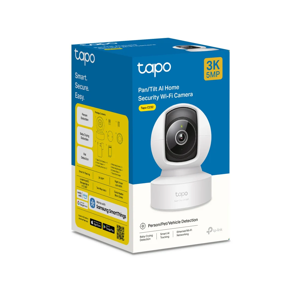 Tapo C232 | Pan/Tilt AI Security Camera, 3K, Smart AI Detection - Image 11