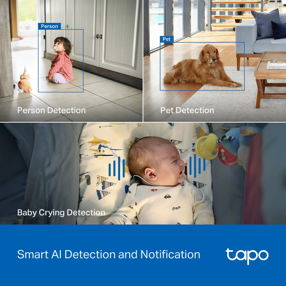 Tapo C260 | Pan/Tilt AI Home Security Wi-Fi Camera, 4K 8MP, Facial Recognition - Image 9