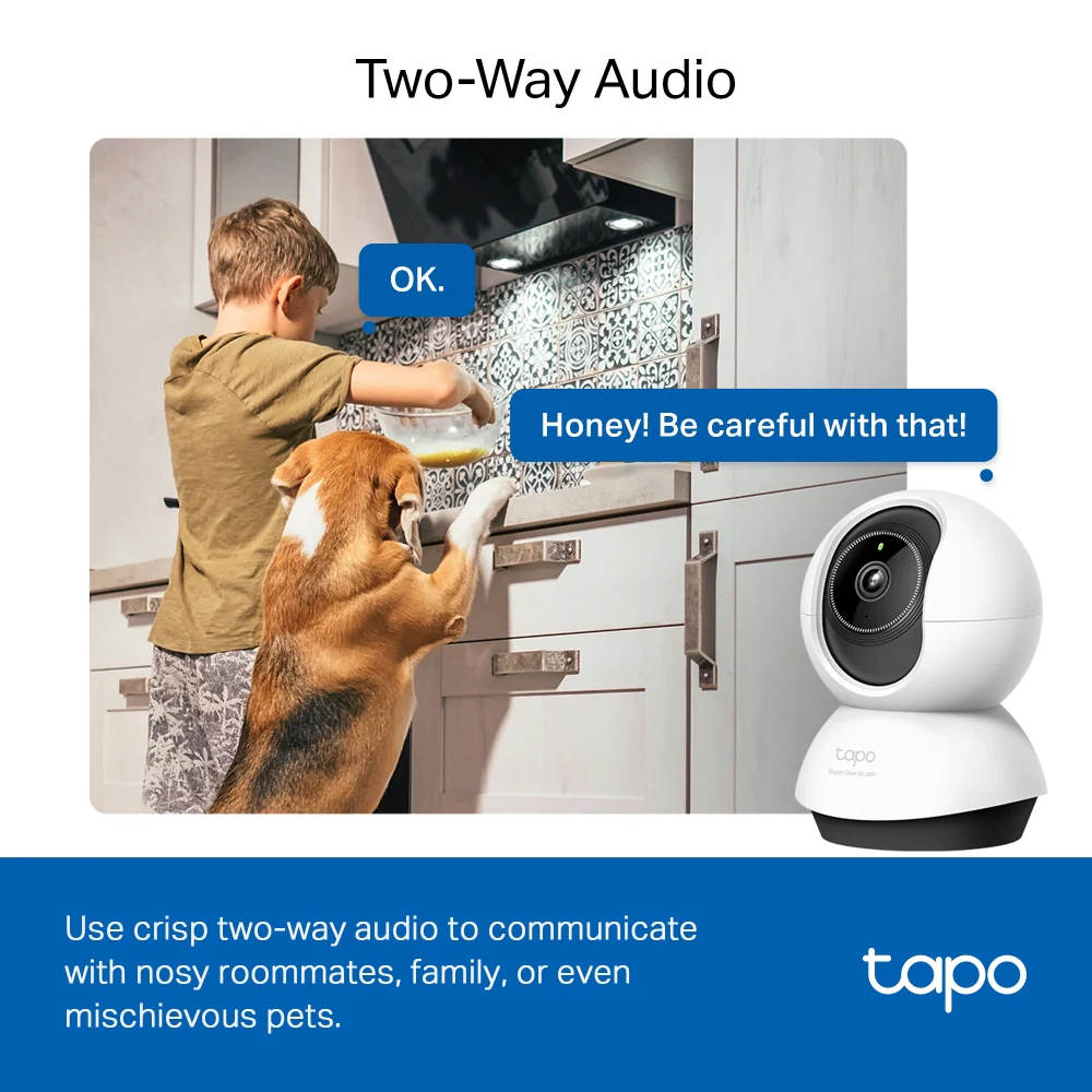 TC74 | Pan/Tilt AI Home Security Wi-Fi Camera, 3K 5MP, Night Vision - Image 9