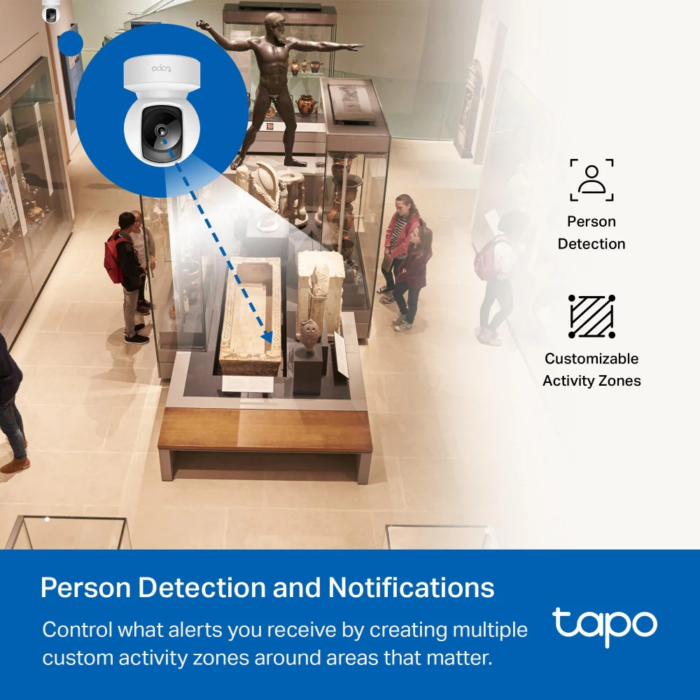 Tapo C202 | Pan/Tilt Home Security Camera, 1080P, Night Vision - Image 7