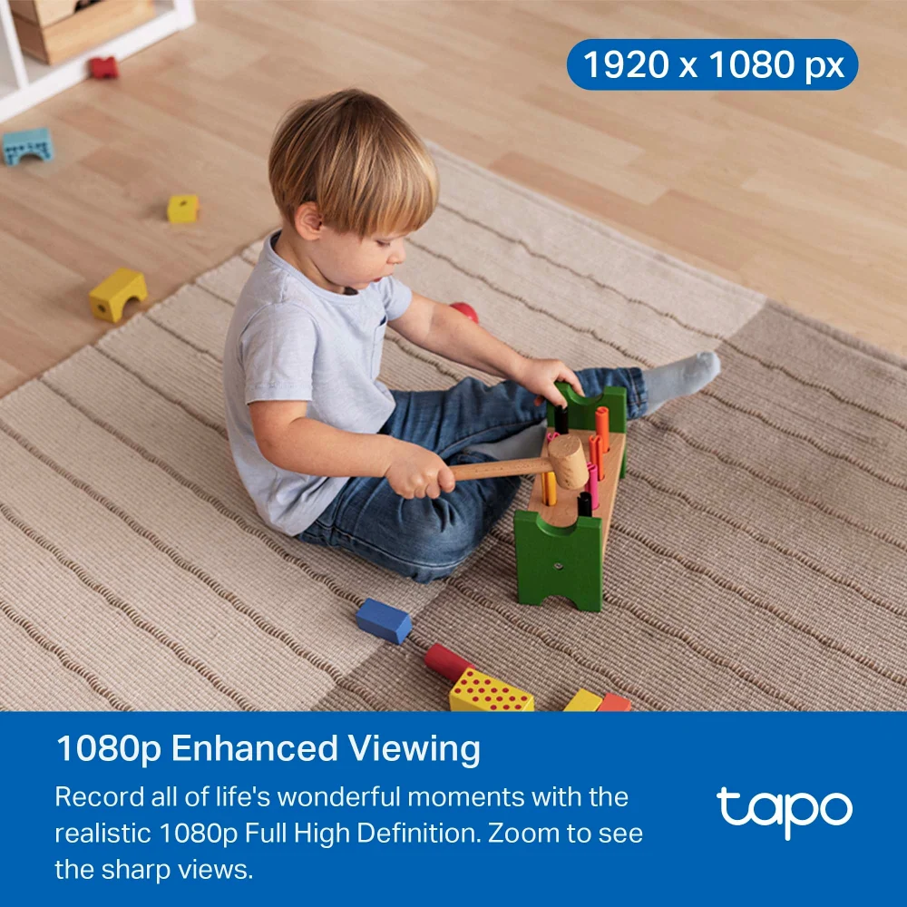 Tapo C201 | Pan/Tilt Home Security Camera, 1080P, Night Vision - Image 3