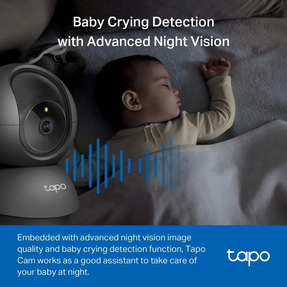 Tapo C201 | Pan/Tilt Home Security Camera, 1080P, Night Vision - Image 5