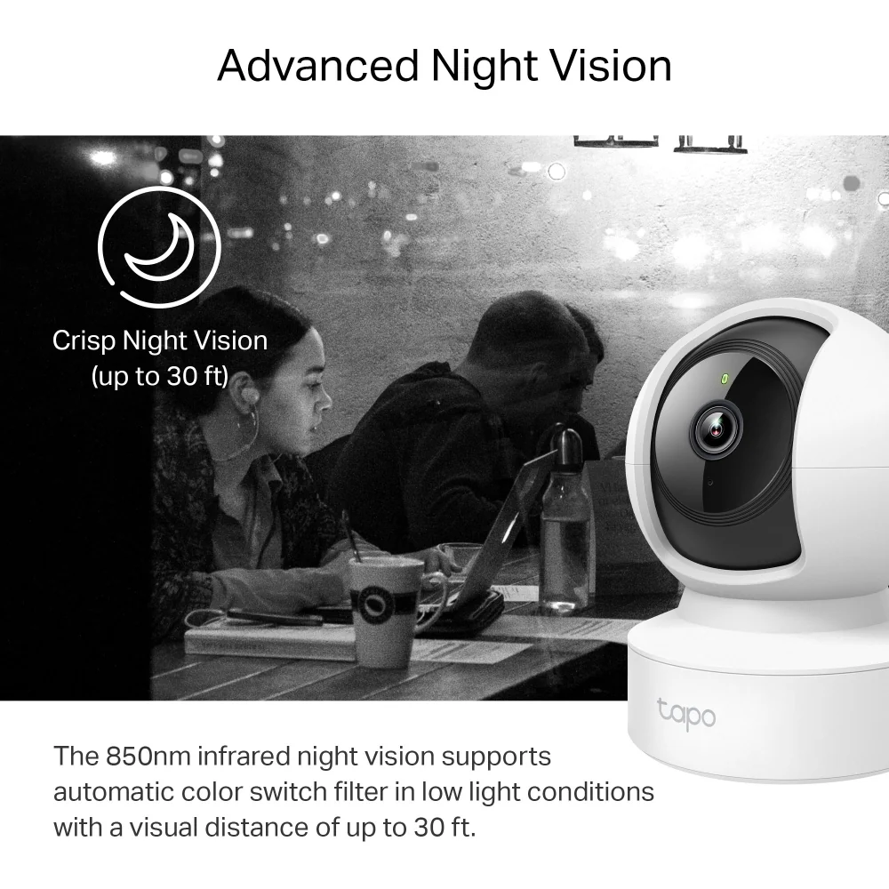 Tapo C212 | Pan/Tilt Wi-Fi Security Camera, 2K 3MP, Motion Detection - Image 3