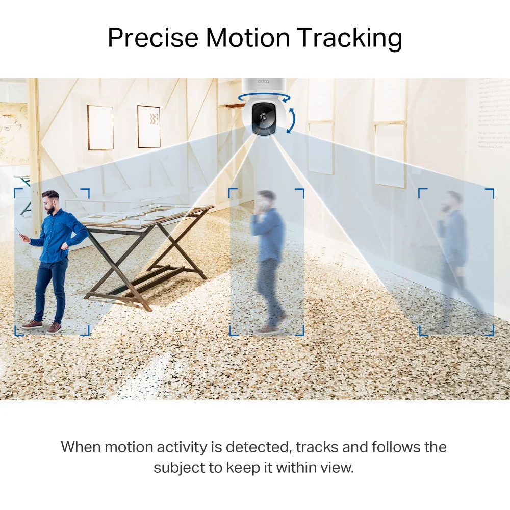 Tapo C212 | Pan/Tilt Wi-Fi Security Camera, 2K 3MP, Motion Detection - Image 6