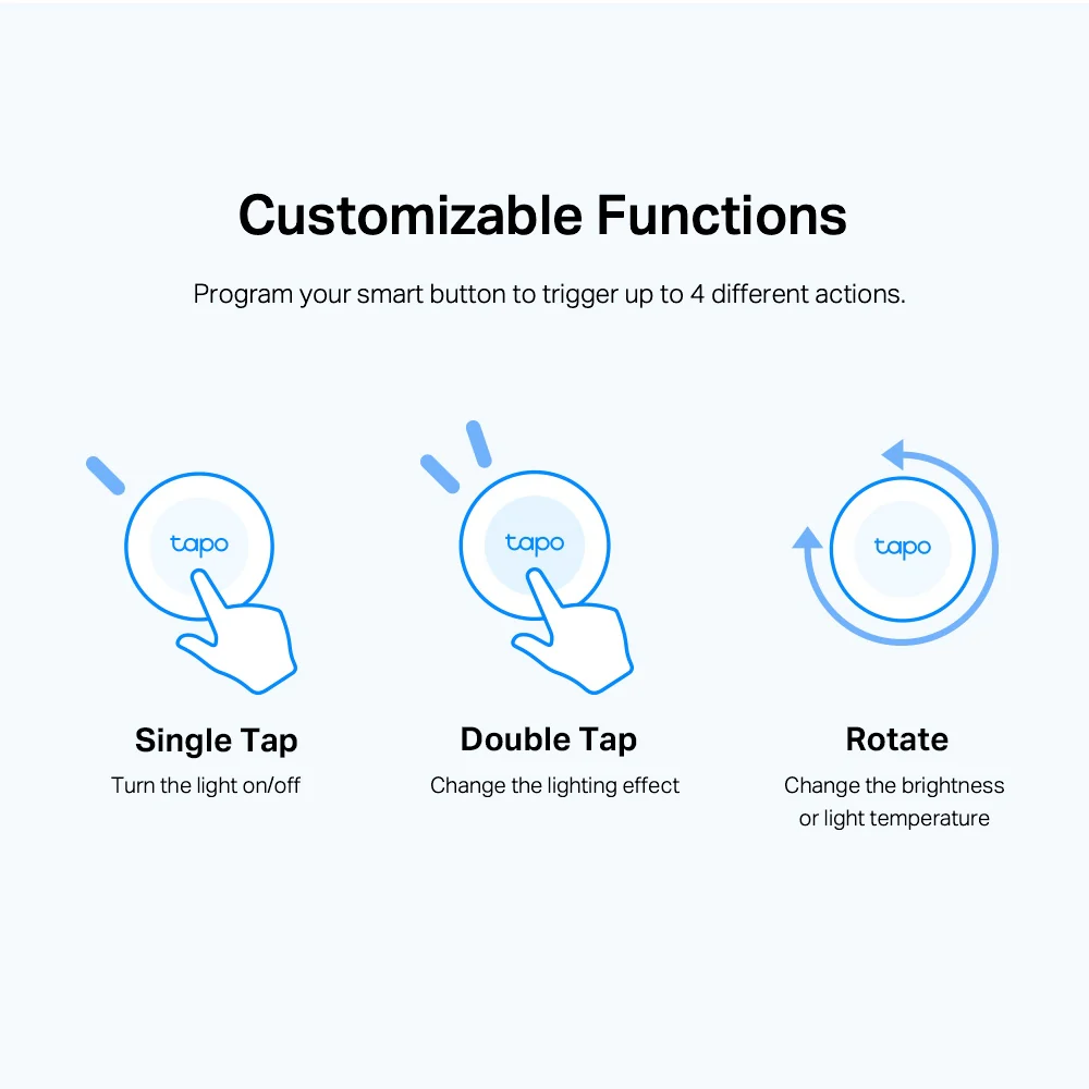 Tapo S200B | Smart Button, Custom Actions - Image 6