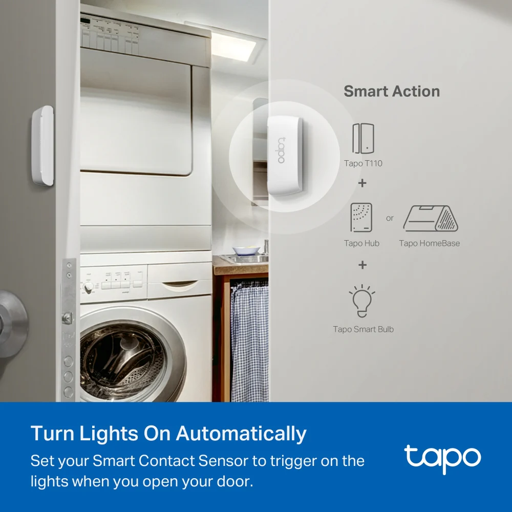 Tapo T110 | Smart Contact Sensor, Door & Window Monitoring, Instant App Alerts - Image 5
