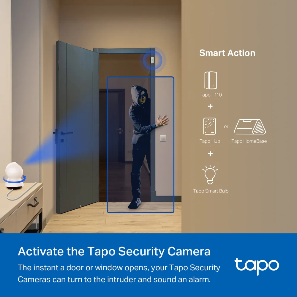 Tapo T110 | Smart Contact Sensor, Door & Window Monitoring, Instant App Alerts - Image 6