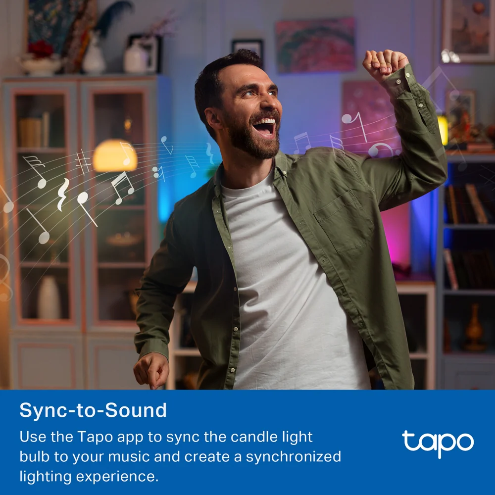 Tapo L430C (2-Pack) | Smart Multicolour Light Bulb, Tunable White, Voice Control - Image 5