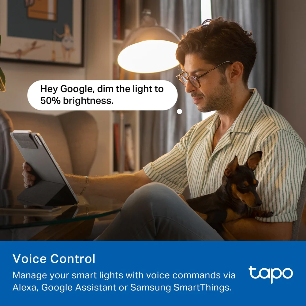 Tapo L430C (2-Pack) | Smart Multicolour Light Bulb, Tunable White, Voice Control - Image 8