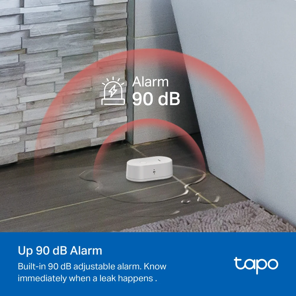 Tapo T300 | Smart Water Leak Sensor, 90dB Alarm, IP67 Waterproof - Image 4