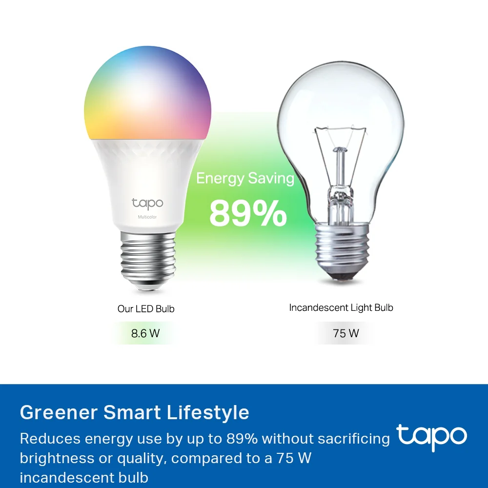 Tapo L535E | Smart Wi-Fi Light Bulb, E27 Base, Multicolour - Image 5