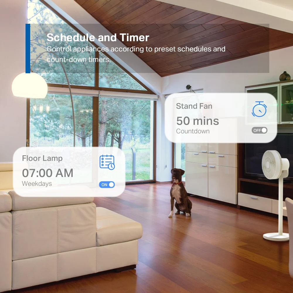 Tapo P300 | Smart Wi-Fi Power Strip, Individually Controlled Outlets, App & Voice Control - Image 8