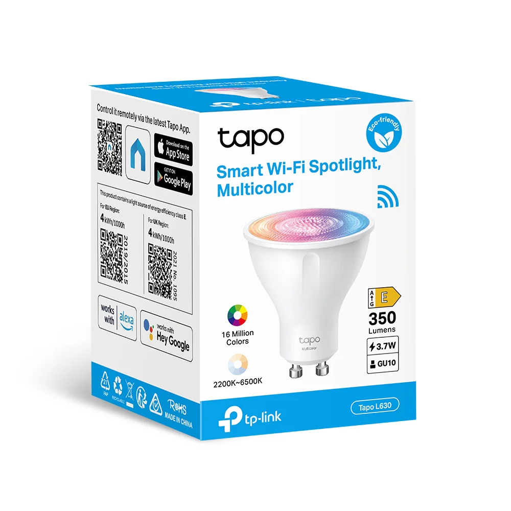 Tapo L630 | Smart Wi-Fi Spotlight, GU10 Base, Multicolour - Image 6