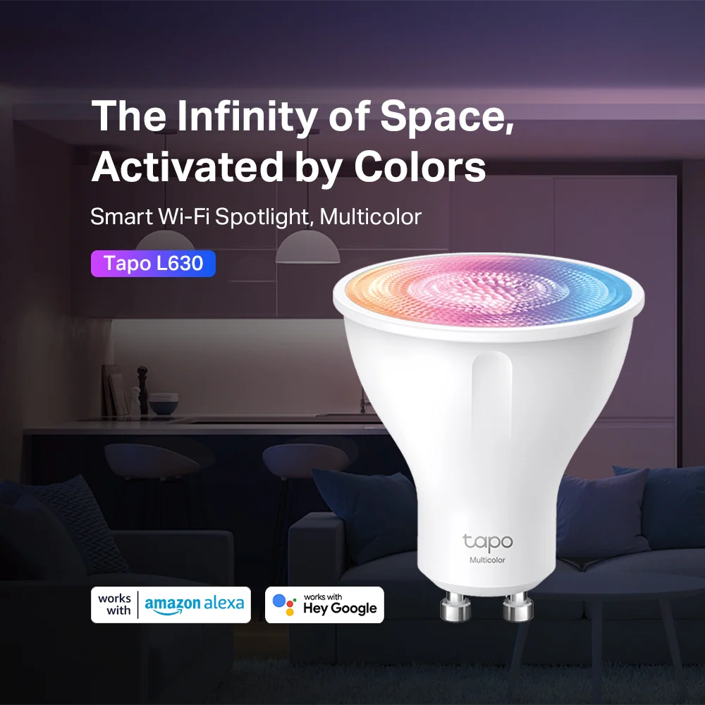 Tapo L630 | Smart Wi-Fi Spotlight, GU10 Base, Multicolour - Image 7