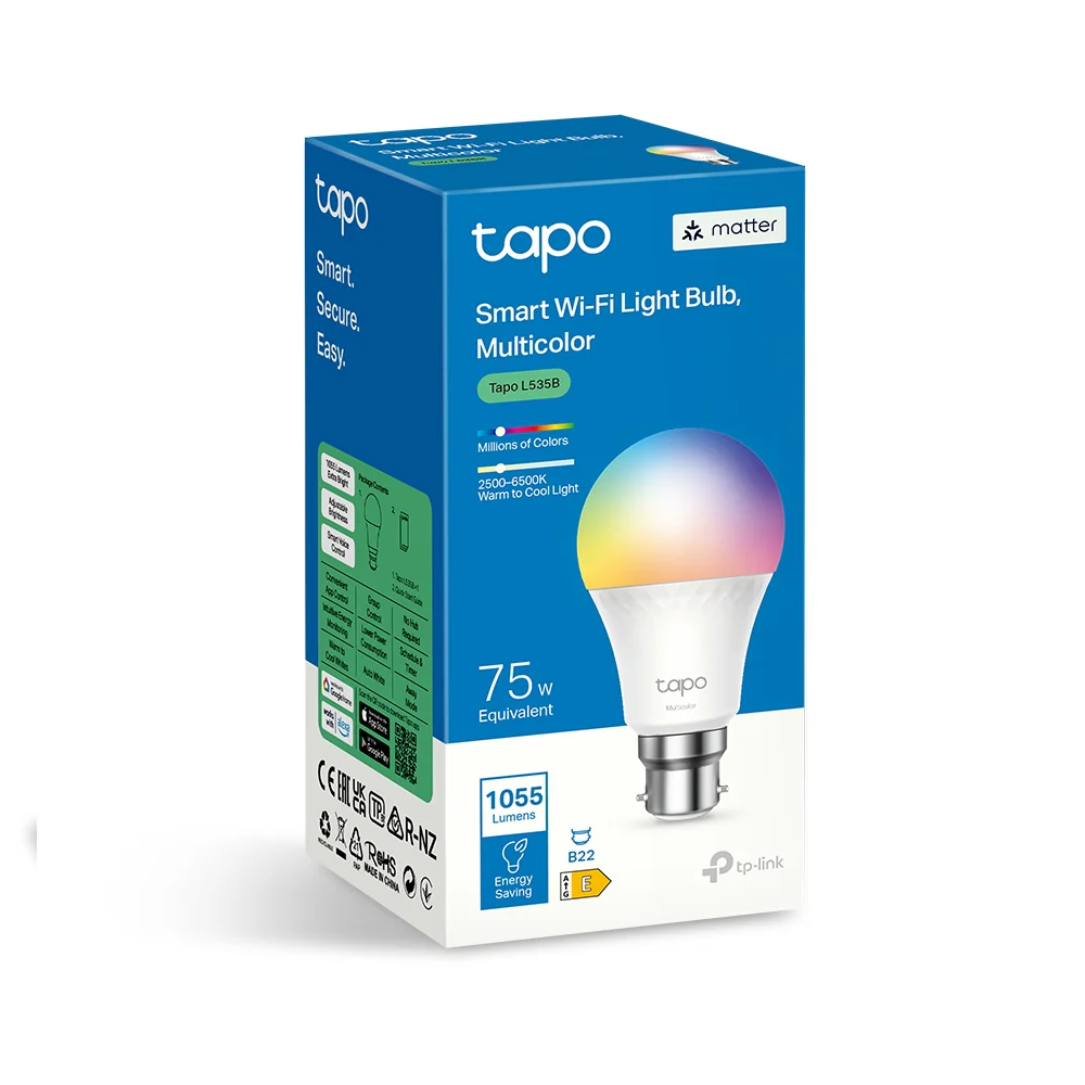 Tapo L535B | Smart Wi-Fi Light Bulb, B22 Base, Multicolour - Image 11