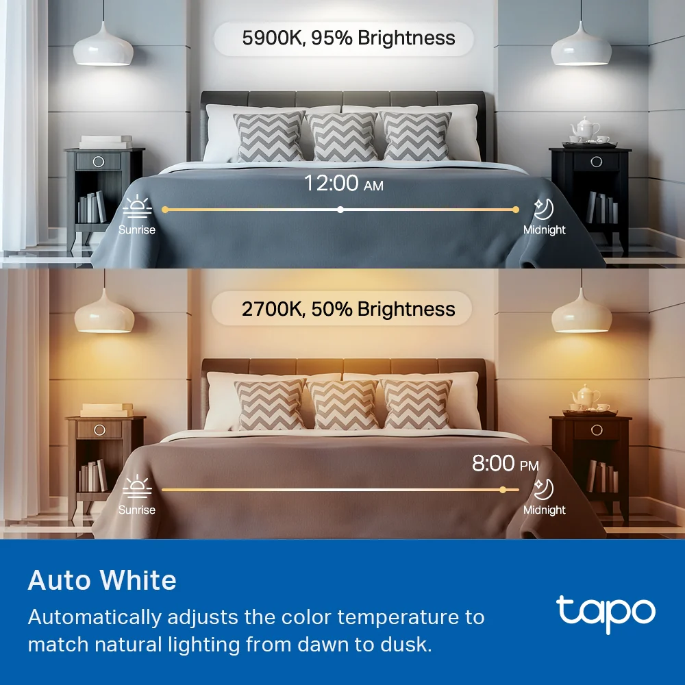 Tapo L535B | Smart Wi-Fi Light Bulb, B22 Base, Multicolour - Image 9