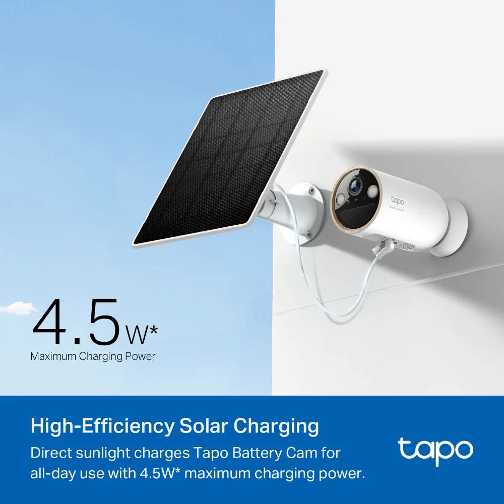 Tapo A202 | Solar Panel, IP65 Weatherproof, Type-C & Micro USB - Image 5