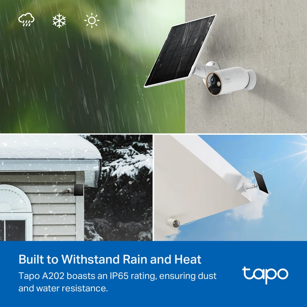 Tapo A202 | Solar Panel, IP65 Weatherproof, Type-C & Micro USB - Image 9
